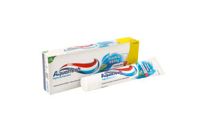 Паста зубная с фтором Освежающая-мятная Triple protection Aquafresh 2х75мл