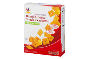 Ahold Baked Cheese Snack Crackers Reduced Fat