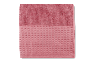 Рушник теракотовий махровий з вафельним бордюром 70*140см 450г/м2 ГМ Текстайл