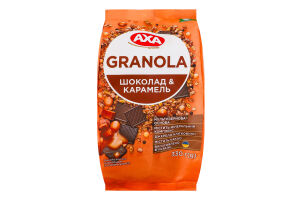 Гранола хрустящая Шоколад&Карамель Axa м/у 330г
