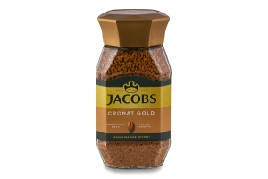 Кава натуральна розчинна сублімована Cronat Gold Jacobs с/б 200г