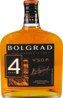 Бренди 0.25л 40% виноградный выдержанный 4 года VSOP Bolgrad бут
