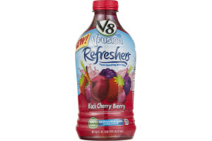 V8 V-Fusion Vegetable & Fruit Juice Refreshers Black Cherry Berry