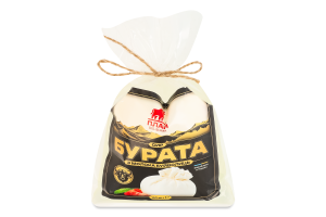 Сир 50% з молока буйволиць Бурата Еко-ферма Плай м/у 150г