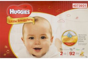 Huggies Little Snugglers Size 2 - 92 CT