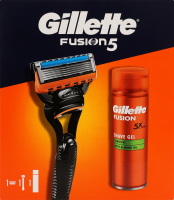 Набір Gillette Fusion5 брит 1к+гель д/гол чутл 200