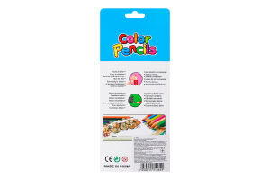 Набір олівців кольорових двосторонніх 12шт