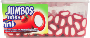 Цукерки Jumbo палички зі смаком полуниці