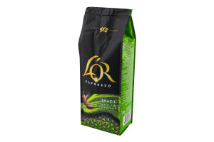 Кофе натуральный жареный в зернах Brazil Espresso L'OR м/у 500г