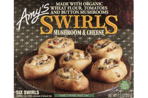 Amy's Swirls Mushroom & Cheese - 6 CT