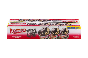 Friendly's Original Fudge Sundae Ice Cream - 10 CT