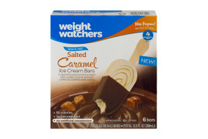 Weight Watchers Salted Caramel Ice Cream Bars Snack Size - 6 CT