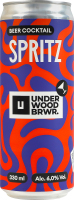 Пиво 0.33л 6% світле нефільтроване неосвітлене непастеризоване Spritz Beer cocktail Underwood Brewery з/б