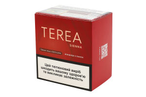 Изделие табакосодержащее для электрического нагревания с фильтром Terea Sienna 100шт