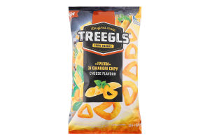Вироби фігурні неглазуровані з добавками зі смаком сиру Treegls м/у 150г