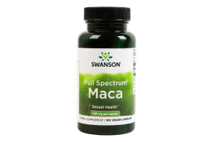 Добавка дієтична капсули Мака повного спектра 500мг Swanson 100шт