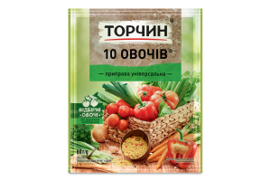 Приправа універсальна 10 овочів Торчин м/у 60г