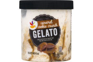 Ahold Gelato Caramel Cookie Crunch