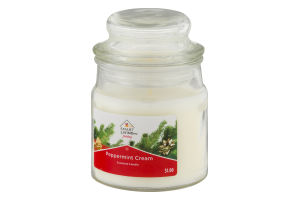 Smart Living Holiday Scented Candle Peppermint Cream