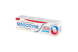 Паста зубна з фтором Чутливість зубів і захист ясен Sensodyne 75мл