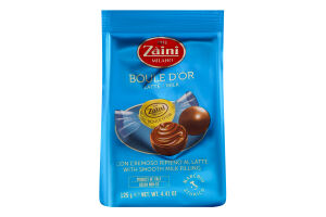 Цукерки Zaini Boule D'or з молоч кремом з мол шок