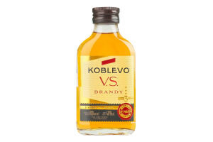Бренди 100мл 40% 3 звезды VS Koblevo бут