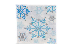 Smart Living Snowflake Swirls Napkins - 16 CT