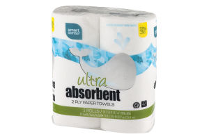 Smart Sense Ultra Absorbent 2 Ply Paper Towels - 2 CT