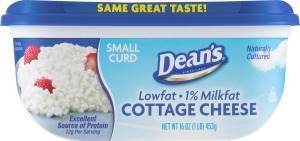 Dean's Lowfat Cottage Cheese Small Curd 16 OZ