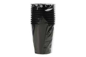Стакан папер.Total BLACK 250 мл 10 шт СУБОТА