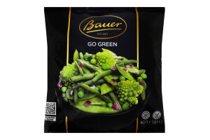 Суміш овочева швидкозаморожена Go green Bauer м/у 400г