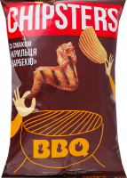 Чипсы картофельные волнистые Крылышки барбекю Chipster's м/у 95г