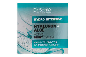 Крем д/обличчя Hydro Intensive Гіалурон+алое активний нічний 50мл Dr.Sante
