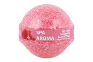 Бомбочка д/ванн дитяча Полуничне морозиво 75г Спа Арома