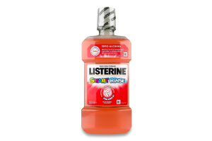 Ополаскиватель для полости рта детский Мягкий ягодный вкус Smart rinse Listerine 500мл