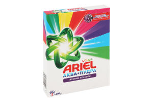 Средство моющее синтетическое порошкообразное Яркие цвета Аква-Пудра Ariel 300г