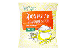 Крохмаль Українська зірка 200 г пак. Кукурудзяний