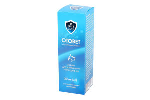 Лосьйон вушний Отовет д/собак та кішок 30мл Еліт зоо