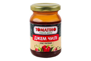 Соус гострий пастеризований Джем Чилі Томатіно с/б 190г