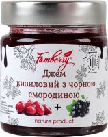 Джем кизиловий з чорною смородиною Famberry с/б 230г