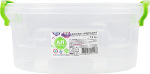 Контейнер универсальный 1.2л 180х170х75мм Круглый №2 Ал-Пластик 1шт