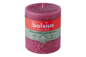 Свічка поп.троянда Рустік Bolsius8*6,8см