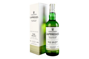 Віскі 0.7л 40% односолодове Oak select Laphroaig к/у