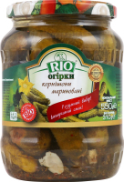 Огірки корнішони мариновані 550г твіст/б Rio