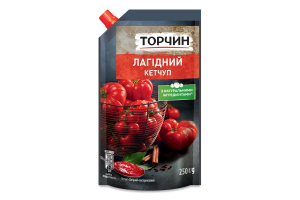 Кетчуп пастеризований Лагідний Торчин д/п 250г