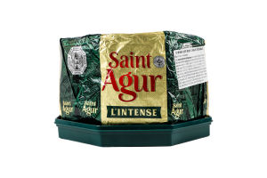 Сир м'який з синьою пліснявою L'intense Saint Agur кг