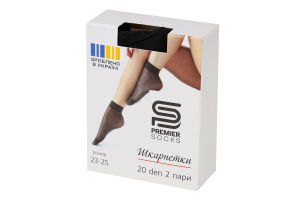 Носки 20D черн Premier Socks 2пари