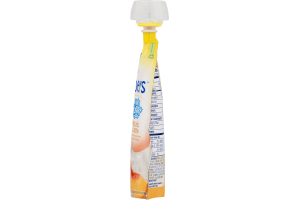 Gerber Grabbers Fruit & Yogurt Squeezable Pouch Peaches & Cream