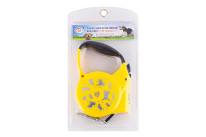 Повідець-рулетка д/тварин до 15кг з ліхтар 3м мікс