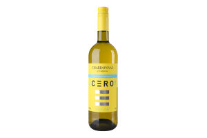 Напиток винный 0.75л 0% Chardonnay Cero бут